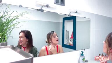 Watch Anita Rover, Joy Karen Off & Hiro Maeti in hot lingerie threesome action! - 1 image