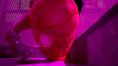 Artemisia Love flaunts her long legs in high heels & smokes outside while flaunting her foot fetish