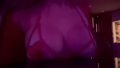 Stepmom Artemisia Love flaunts her natural tits and flashes her juicy boobs in public