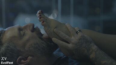 Watch Monique Prada & Aquele Mario's steamy solo session with their feet, giant boobs, and wet pussy!