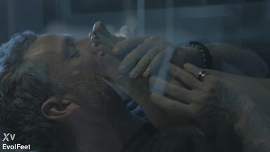 Watch Monique Prada & Aquele Mario's steamy solo session with their feet, giant boobs, and wet pussy!