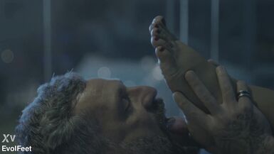 Watch Monique Prada & Aquele Mario's steamy solo session with their feet, giant boobs, and wet pussy!