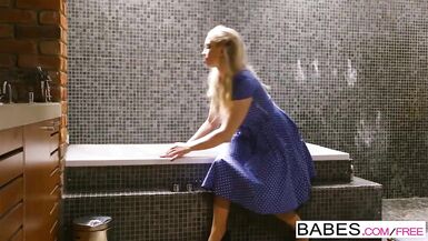 Stepmom Lessons: Petite Ebony Stepmom Rebecca Moore & Sam Bourne Get Wet & Wild with Sneaky Boy - 3 image