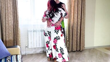 Stepmom and stepson's steamy night ends with a hot taboo anal session