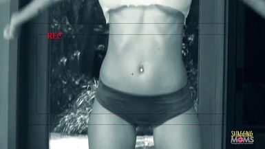 Brandy Aniston gets her nipples hard & licks them to get a cumshot