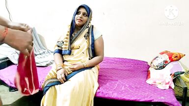 Priyabhaibhi3: Indian MILF gets down and dirty with her cooks' hard cocks