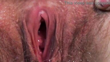 Lily Porn's hairy pussy pees while she wets her white panties in a hot solo compilation - 8 image