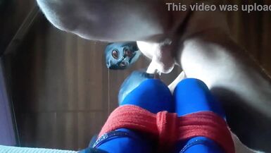 Watch Laura On Heels get dominated and gagged before taking a deep throat and cumshot facial