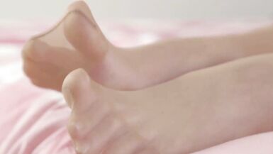 Kathia Nobili flaunts her sexy feet and cums hard - 1 image