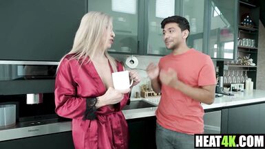 Stepmom Lory Lace and her big tits get down and dirty with Max Fills in POV taboo action - 4 image