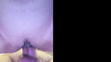 Watch CaraPornstar's pierced pussy fart while getting fucked from behind