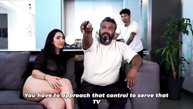 Stepmom Sarah Black and her gorgeous face get a hard pounding from stepson Thiago Lopez - 2 image