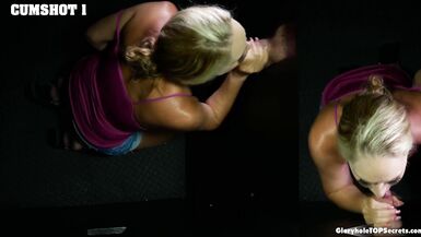 Watch MILF Wendy Raine get down and dirty with Jaxson Briggs, Scotty P & Billy Boston in a cum-filled glory hole adventure