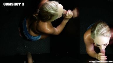 Regarde la MILF Wendy Raine se salir avec Jaxson Briggs, Scotty P and Billy Boston dans une aventure glory hole pleine de sperme