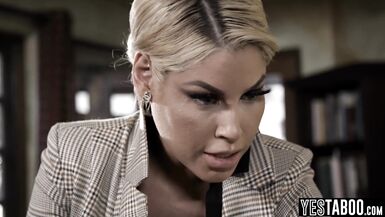 Bridgette B & Brooklyn Gray in a hot school threesome with a big-titted MILF