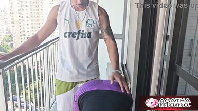Agatha Mama gets a hard and fast fuck while working out on Jhony Bomba's BBC - 6 image