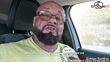 Erocom Tyra Ride & Jean Pallett take turns deep in German MILF's ass in public - 2 image