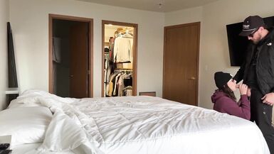 Mya Lane gets a rough workout after work and gets a messy creampie