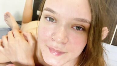 Stepdad gives up his big dick to his insatiable stepdaughter for a new round of suck and blow action - 14 image