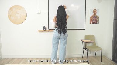 Stella Osorio & Tiba Rey help you with your homework after a hot MILF teacher POV session