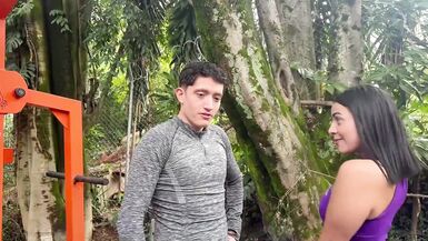Watch Kylei Ellish, the curvy Latina MILF, beg for help & get pounded hard by The Pipeboy - 2 image
