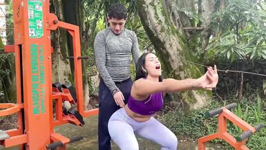 Watch Kylei Ellish, the curvy Latina MILF, beg for help & get pounded hard by The Pipeboy - 3 image