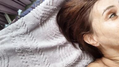 Alina Tumanova caught in the act, gets a hot pussy fucking and dirty talk from stepson - 12 image