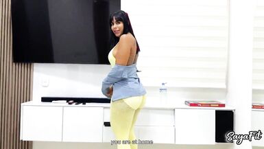 Büyük kıçlı seksi Kolombiyalı MILF televizyonumu tamir ediyor ve bana derin bir anal vuruş yapıyor - 5 image