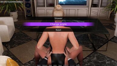 Watch two curvy MILFs caught in hot threesome action by husband's friend with big dicks - 5 image