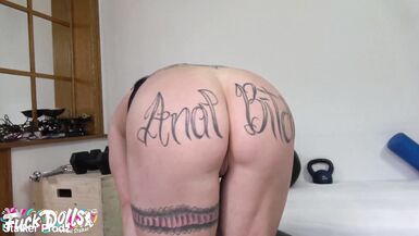 Watch Julia Exclusiv's tattooed ass get trained and deepthroated by Paul Stalker's perv trainer