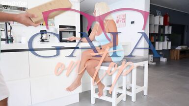 BearBang & GaiaOnTop destroy a MILF wife's asshole while peeing & gagging on her massive tits and juicy butt