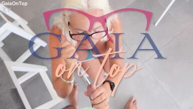 BearBang & GaiaOnTop destroy a MILF wife's asshole while peeing & gagging on her massive tits and juicy butt