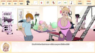 Watch MILF Del GIMNASIO & Rubia in this cartoon porn game with a twist - Chapter 1 - 10 image