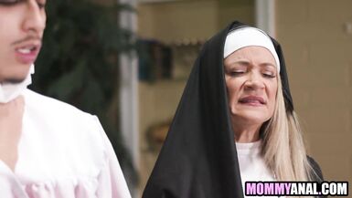 Young MILF nun gets her ass pounded hard by Diego Perez - 4 image