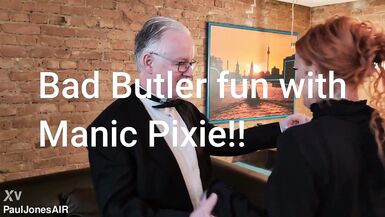 Manic Pixie Dream Girl gets her curvy body drilled by her butler Paul Jones