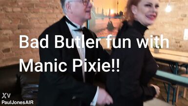 Manic Pixie Dream Girl gets her curvy body drilled by her butler Paul Jones