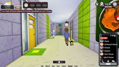 Step-mom in a hardcore porn game with her huge tits & teasing moves!