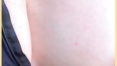 Watch WifeyDoes flaunt her big tits and tight-ass in a tight-fit shirt in public