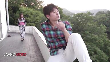 Hidemi Katada & Chihiro Akino finger and suck each other's big tits until they're wild and crazy!