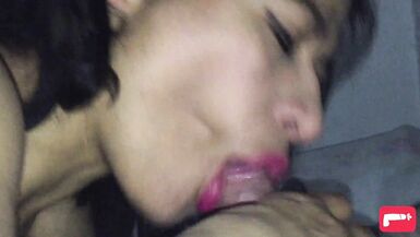 Violeta Arias Torres & Youtuvergazo take turns milking each other's small tits and dirty talk