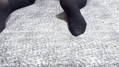 Watch La Ross, the busty Latina MILF, get her rubber friend off with her big ass and pussy