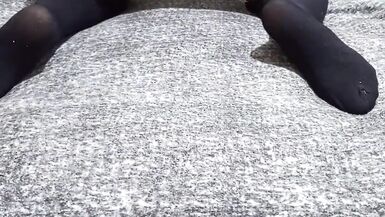 Watch La Ross, the busty Latina MILF, get her rubber friend off with her big ass and pussy