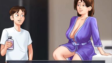 Belle-mère Hotsummer692 reçoit un massage torride 3D dans Summertime Saga Chapitre 8 - 14 image