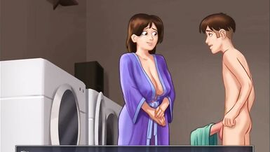 Stepmom Hotsummer692 gets a steamy 3D massage in Summertime Saga Chapter 8