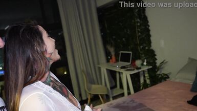 Lexi Mallet gets down & dirty with married neighbor & gets a cumload on her natural tits