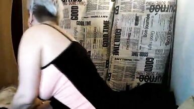 AimeeParadise and Peter Stone share a steamy, dirty chat at the party