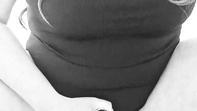 Pinkkarlijn1 gets her chubby pussy pounded with a massive dildo