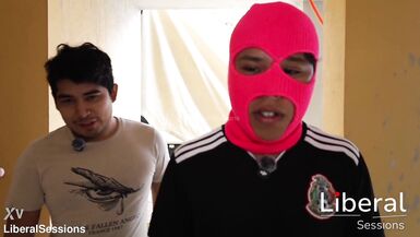 Stepmom Cherry Boobs & Fer Hedge give their stepson's friend a blowjob of his own volition - 10 image