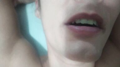 Raquel Exibida and her friend share a bed & end up fucking hard and fast, with a huge creampie!