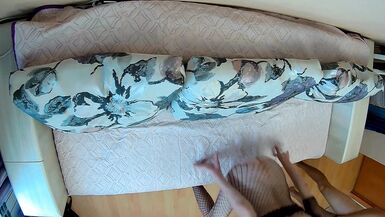 Hotlia, the slim and mature MILF, gets drilled by a young stud at a home casting